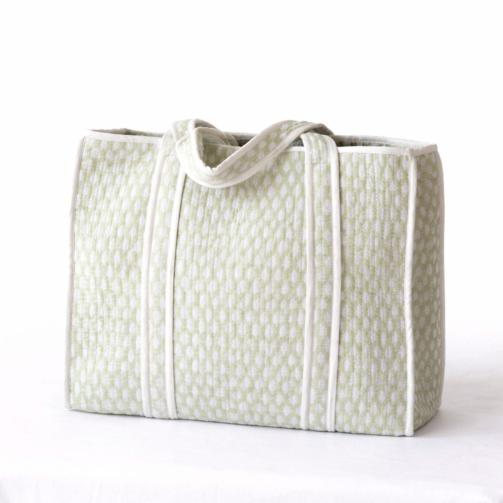 Tote Bruma Verde Agua Reversible