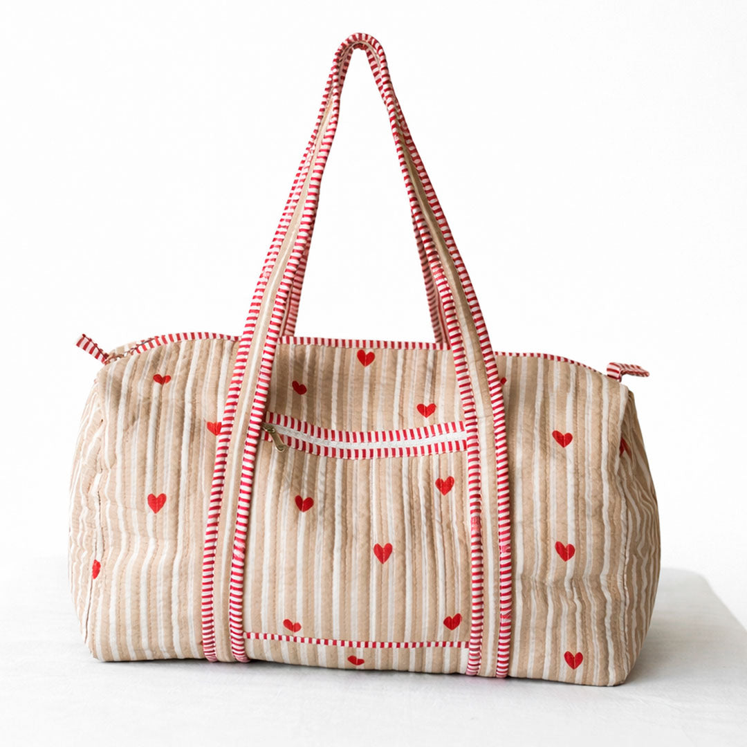 Duffle Latido Corazón Beige