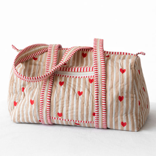 Duffle Latido Corazón Beige