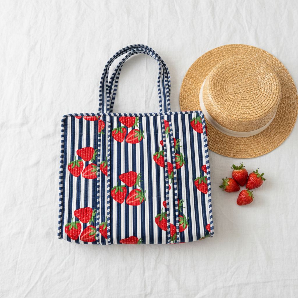 Tote Fresas - Flat lay